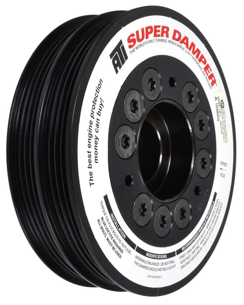ATI — ATI Damper - 5.67in - Alum - 4 & 4 Grv - Toyota 3SGTE 1990 - 1995 Mr2 Turbo 7 Percent OD