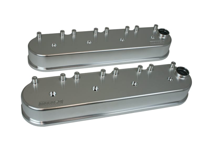 Moroso — Moroso GM LS Valve Cover (w/AEM/Holley/Other Smart Coils) - Tall - Billet Aluminum - Pair
