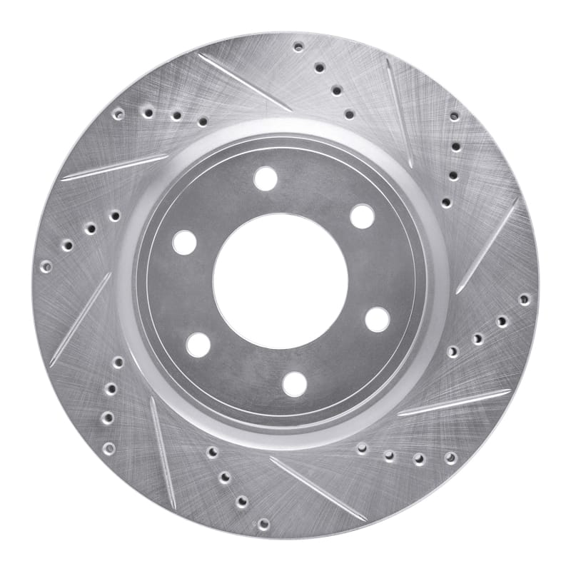 R1 Concepts — R1 07-24 Infiniti QX56 Front Right Drilled & Slotted Silver Brake Rotor
R1 Brake Rotor Drill