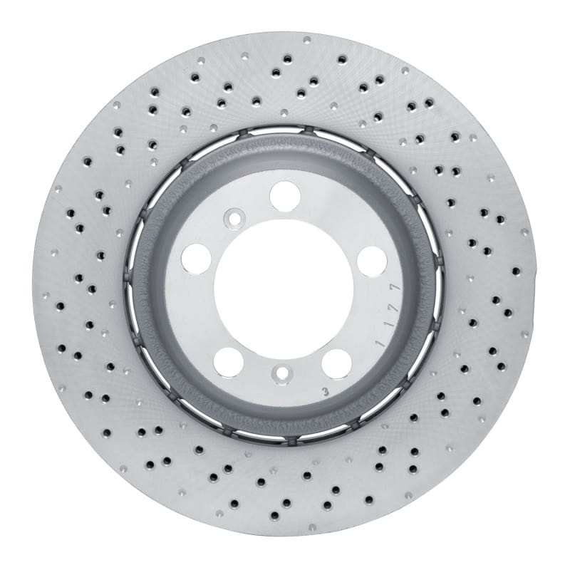 DFC — DFC 13-19 Porsche 911 Left Rear Drilled Hi-Carbon Alloy Geomet Coated Rotor
DFC Brake Rotor