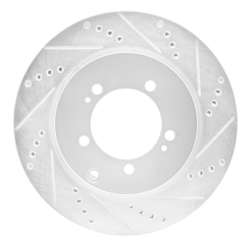 R1 Concepts — R1 03-06 Mitsubishi Lancer Rear Right Drilled & Slotted Silver Brake Rotor
R1 Brake Rotor Drill
