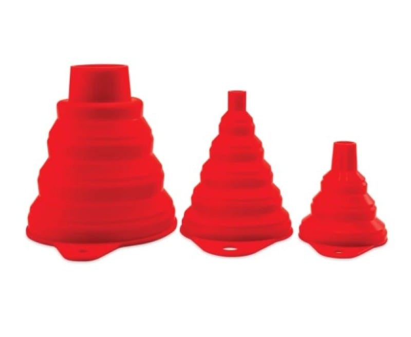 Griots Garage — Griots Garage Collapsible Silicone Funnels - Set of 3