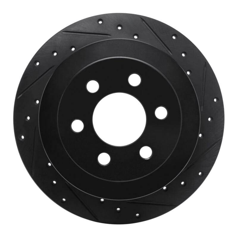 R1 Concepts — R1 03-04 Dodge Dakota RWD Rear Right Drilled & Slotted Black Brake Rotor
R1 Brake Rotor Drill