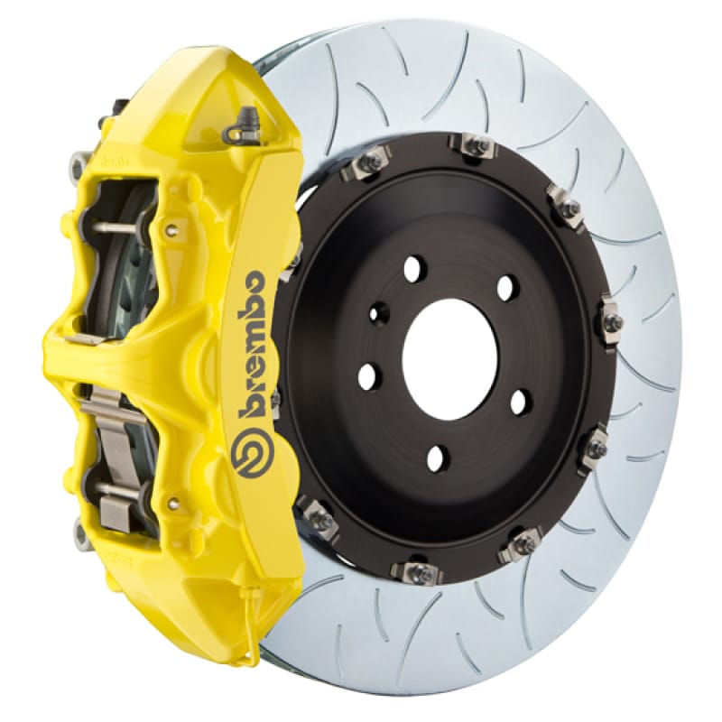 Brembo — Brembo 24+ BMW M30i/530i xDrive/24+ 540i xDrive Fr GT BBK 6 Pist Cast 405x34 2pc Rotor Slt TY3- YL