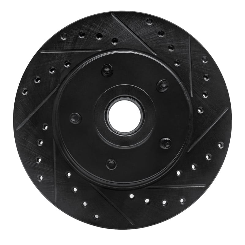 R1 Concepts — R1 74-80 Ford Granada Front Right Drilled & Slotted Black Brake Rotor
R1 Brake Rotor Drill