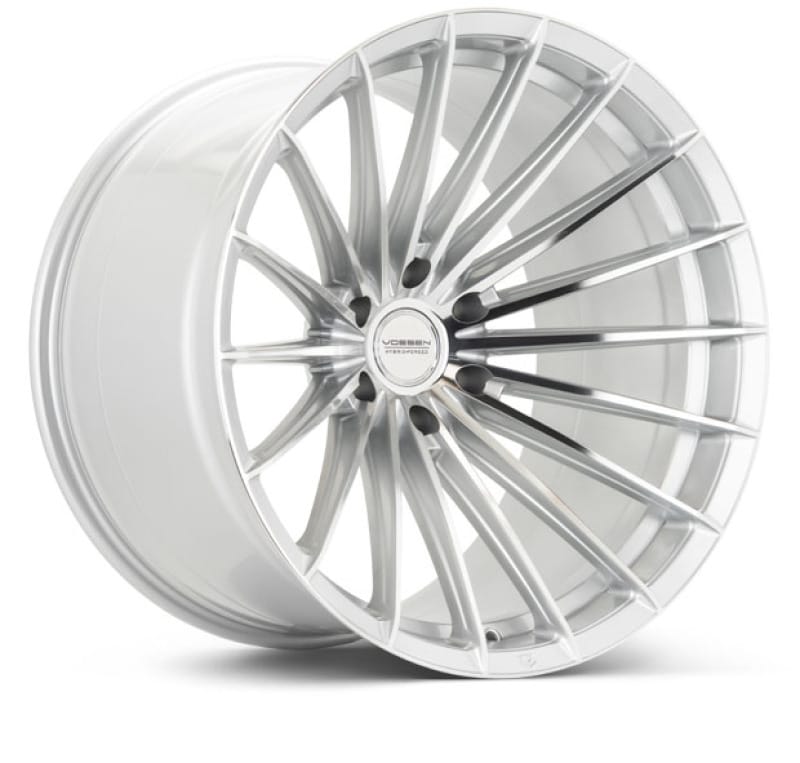 Vossen — Vossen HFX-4 20x10 - 6x135 - ET-18 - Super Deep - 87.1 - Silver Polished Wheel