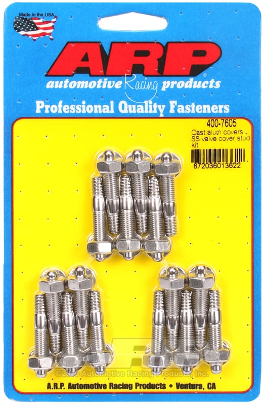 ARP — ARP Cast Aluminum Covers SS Valve Cover Stud Kit