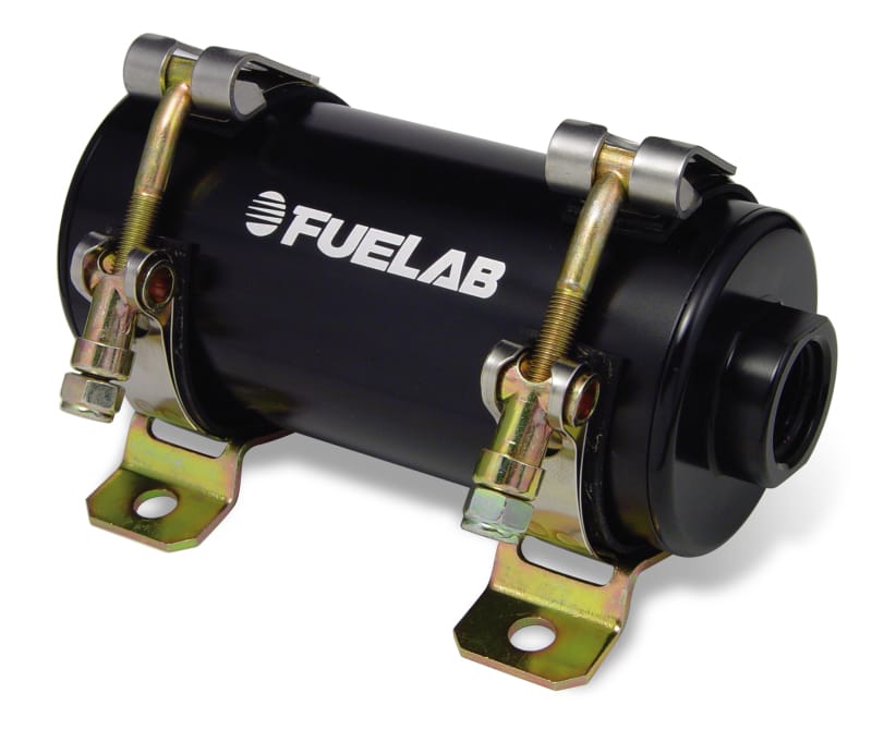 Fuelab — Fuelab Prodigy High Flow Carb In-Line Fuel Pump - 1800 HP - Black