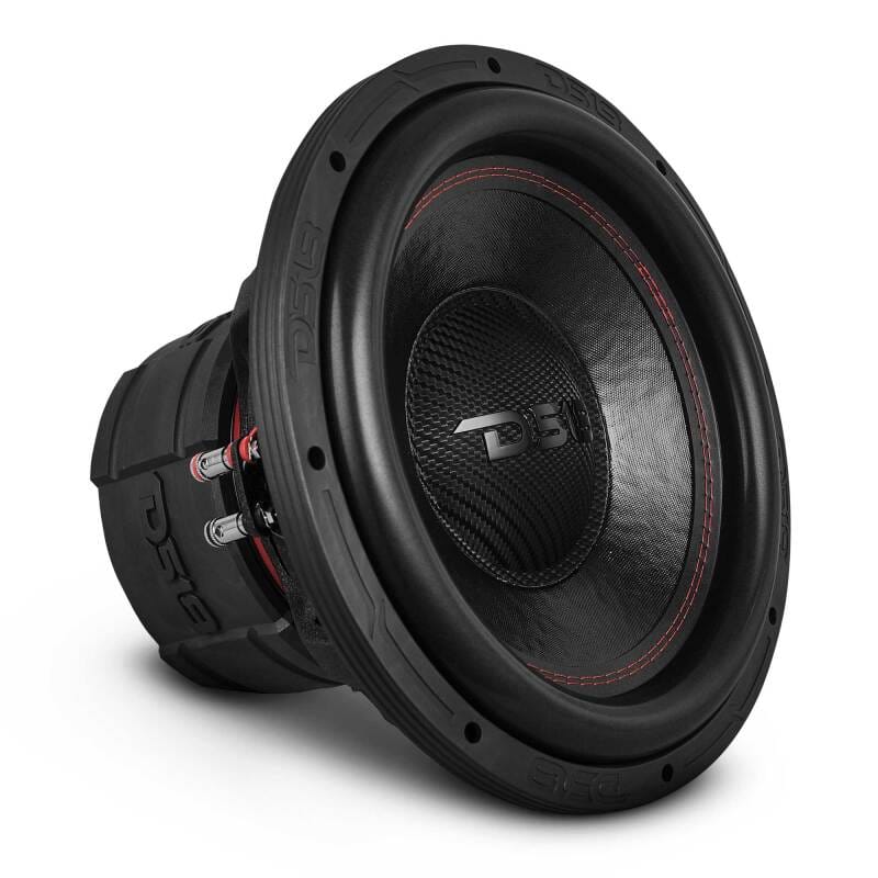 DS18 — DS18 12in 2000 Watts RMS 4+4 ohm DVC Quad Stacked Magnet Reinforced Cone Subwoofers