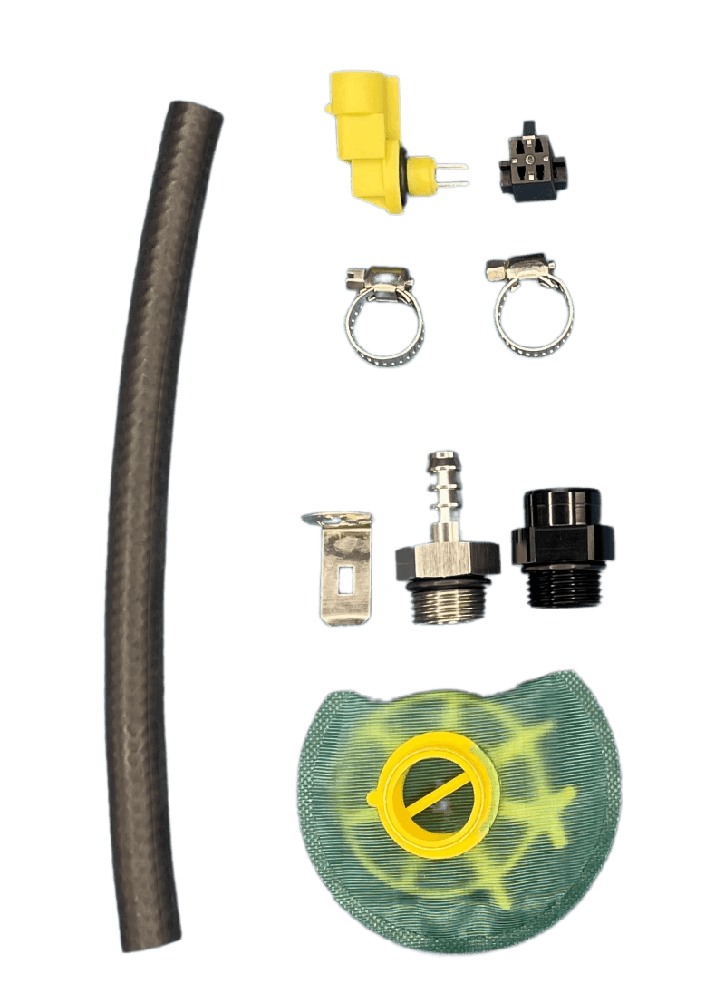 DeatschWerks — DeatschWerks DW650iL Series 650LPH In-Line External Fuel Pump Universal Install Kit
Fuel Pumps
