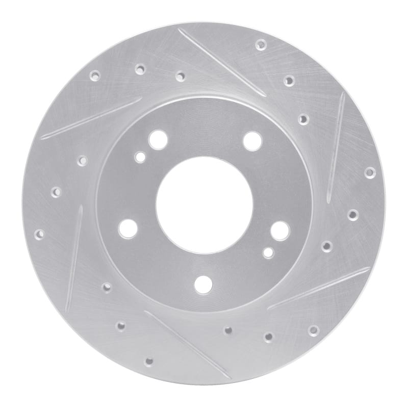 R1 Concepts — R1 98-98 Eagle TALON Front Right Drilled & Slotted Silver Brake Rotor
R1 Brake Rotor Drill