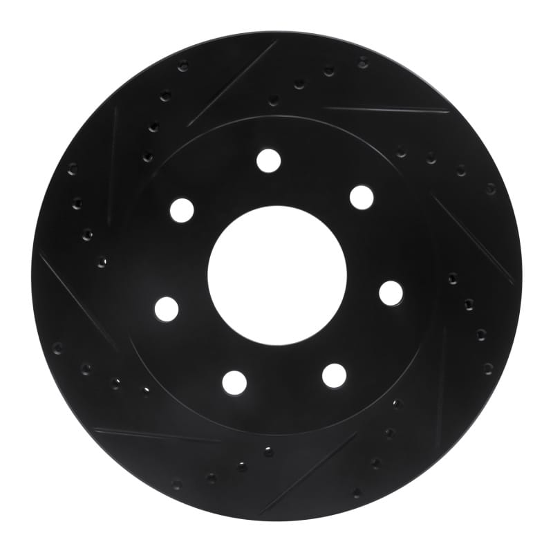 R1 Concepts — R1 04-08 Ford F-150 4WD Front Left Drilled & Slotted Black Brake Rotor
R1 Brake Rotor Drill