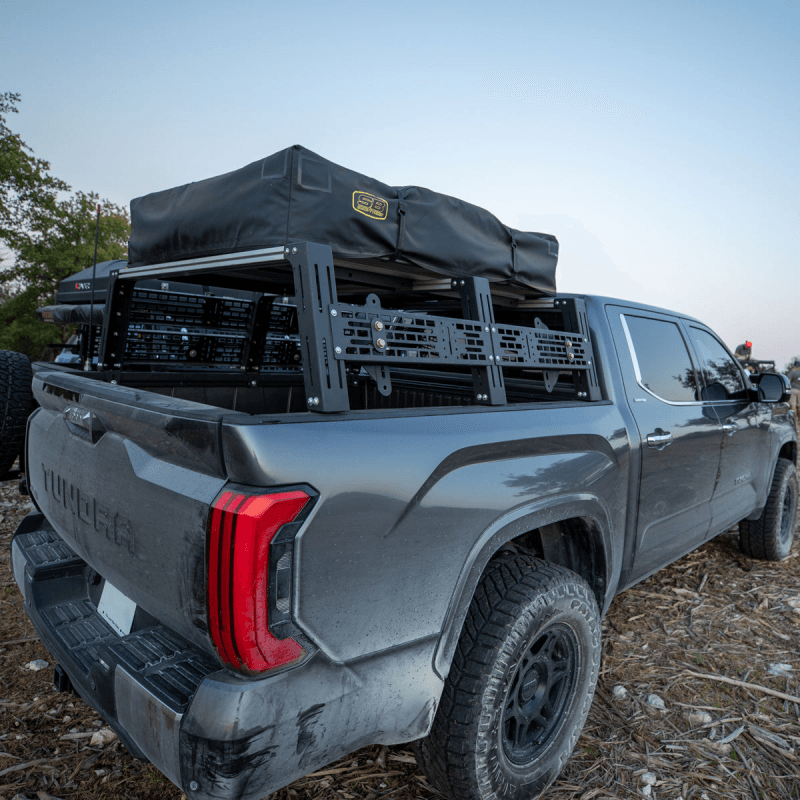 Cali Raised LED — Cali Raised 2022+ Toyota Tundra Overland Bed Rack - Mid Height Rack