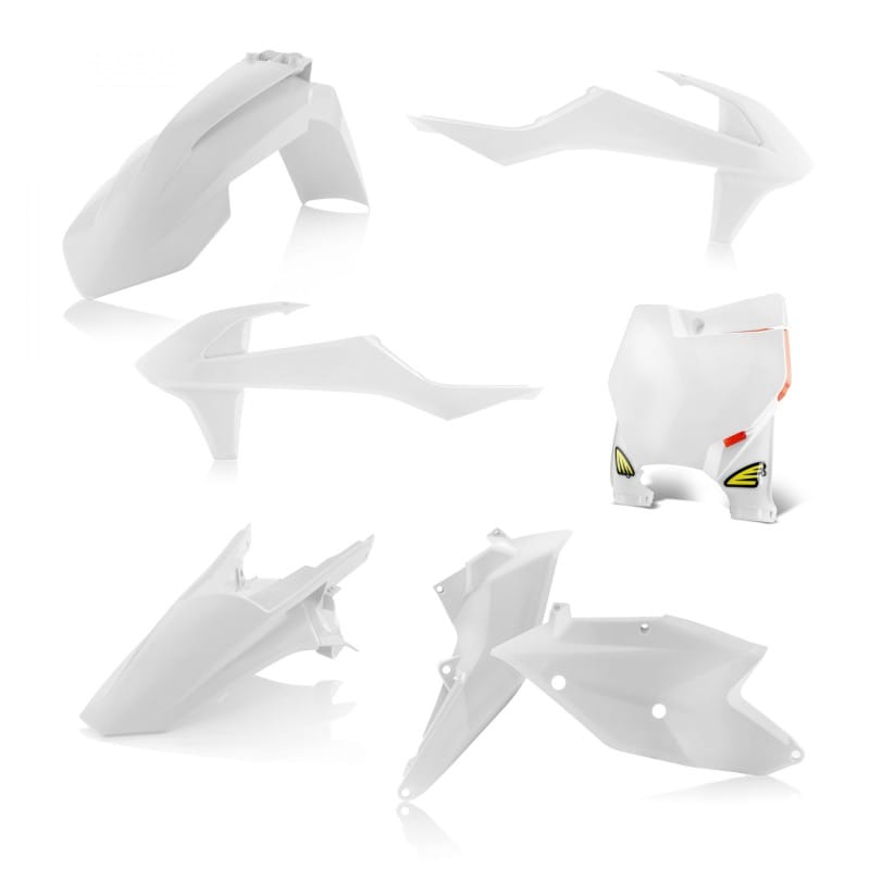 Cycra — Cycra 16-18 KTM 125-450 SX/XC/SX-F/XC-F 5 PC. Replica Body Kit - White