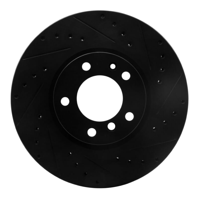 R1 Concepts — R1 93-97 BMW 850CI Front Right Drilled & Slotted Black Brake Rotor
R1 Brake Rotor Drill