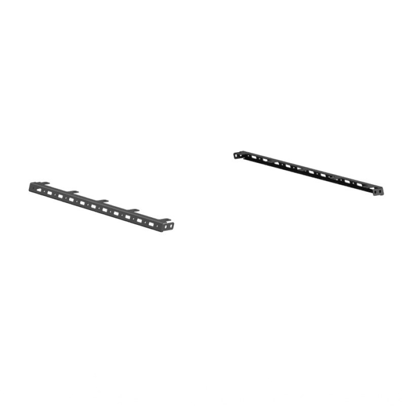 Road Armor — Road Armor TRECK Dual Upper 5-1/2-6ft Bed Accessory Rail & 5-Light Mounts - Tex Blk (Pair)