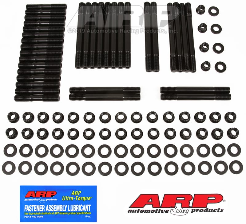 ARP — ARP SB Chevy Bowtie w/Brodix 12 Weldtech Head Bolt Kit