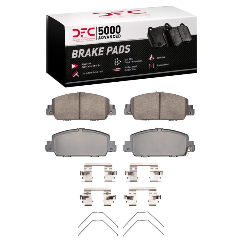 DFC — DFC 14-17 Honda Accord Sedan Front 5000 Advanced Ceramic Brake Pads and Hardware Kit
DFC Brake Pad Set