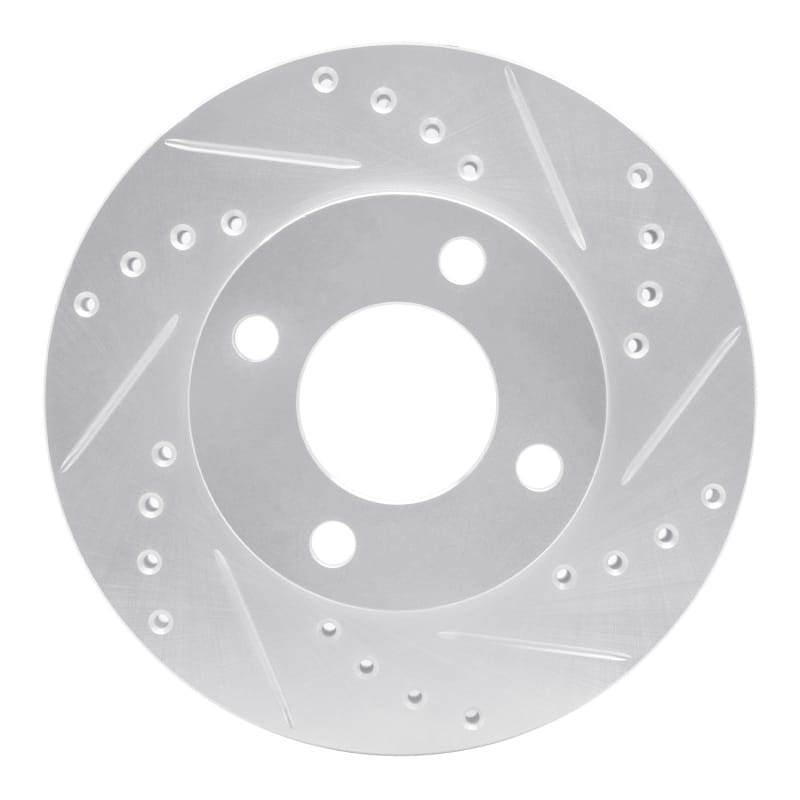 R1 Concepts — R1 84-87 Audi Coupe Front Right Drilled & Slotted Silver Brake Rotor
R1 Brake Rotor Drill