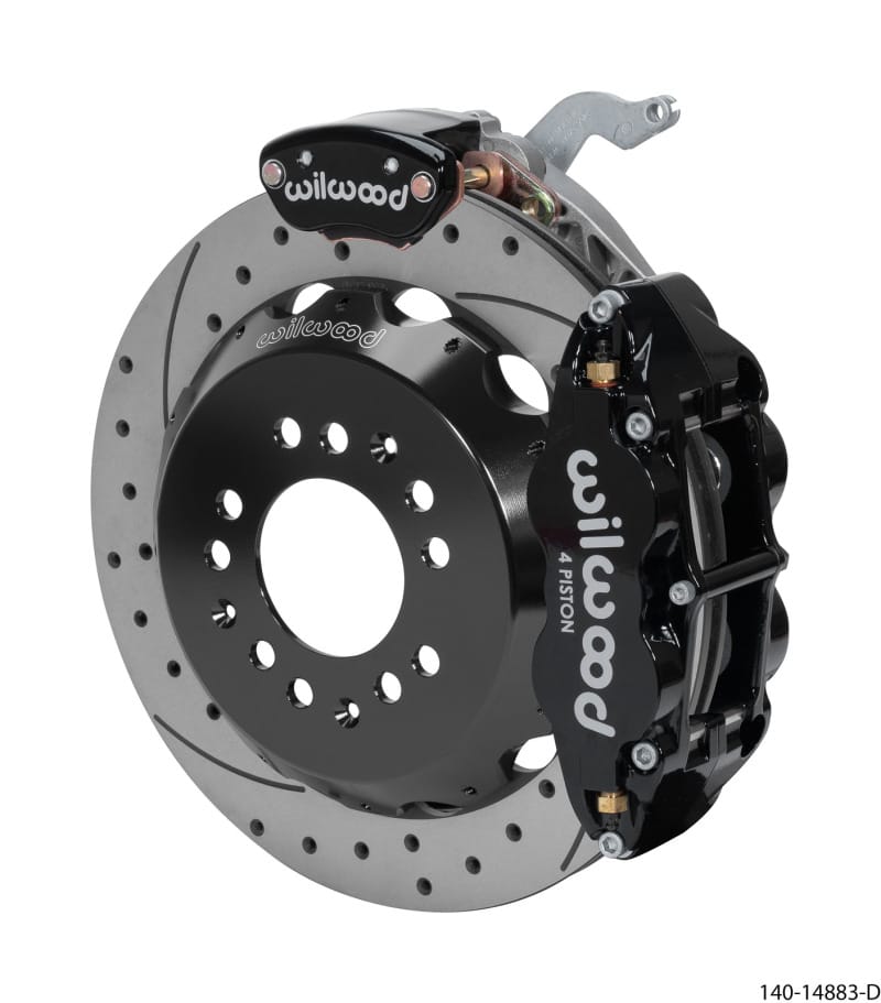 Wilwood — Wilwood Narrow Superlite 4R-MC4 Black Rear Kit 12.88in Drilled Rotor 88-96 Chevy Corvette C4
BRAKE KIT
