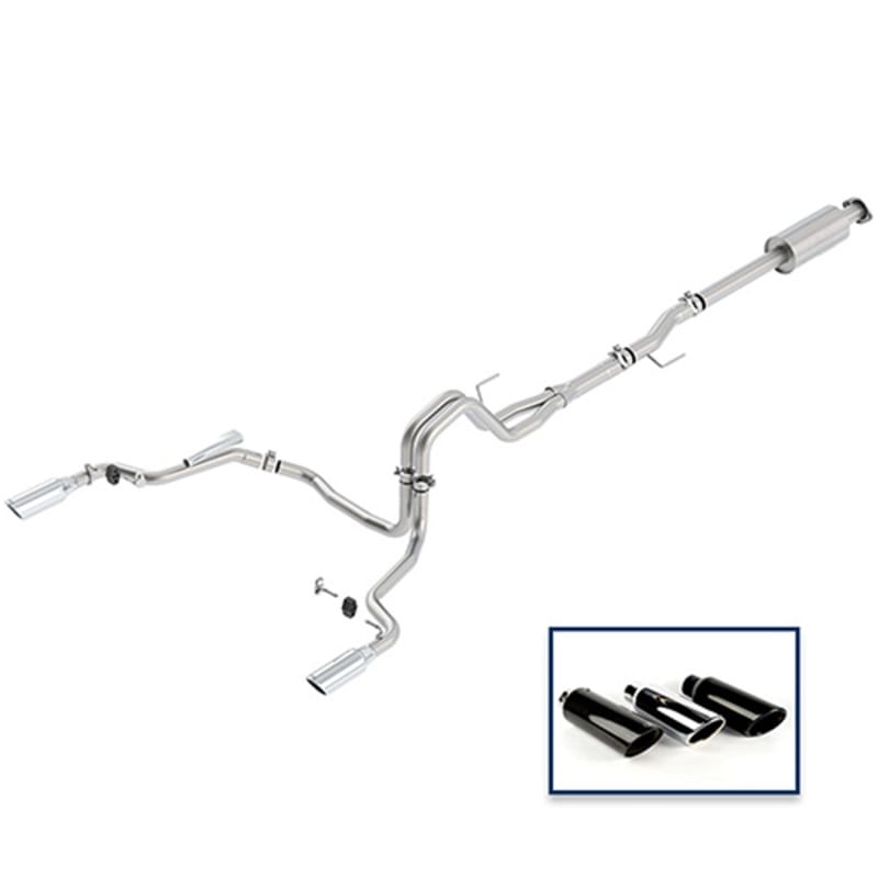 Ford Racing — Ford Racing 15-18 F-150 5.0L Cat-Back Extreme Exhaust System Rear Exit w/ Chrome Tips
Exhaust System Kit