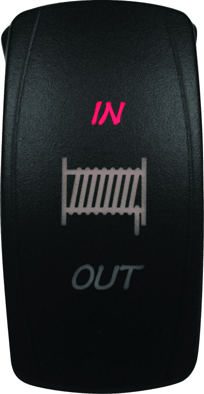 DragonFire Racing — Dual LED Switch, Laser-Etched, Winch In/Out, Red