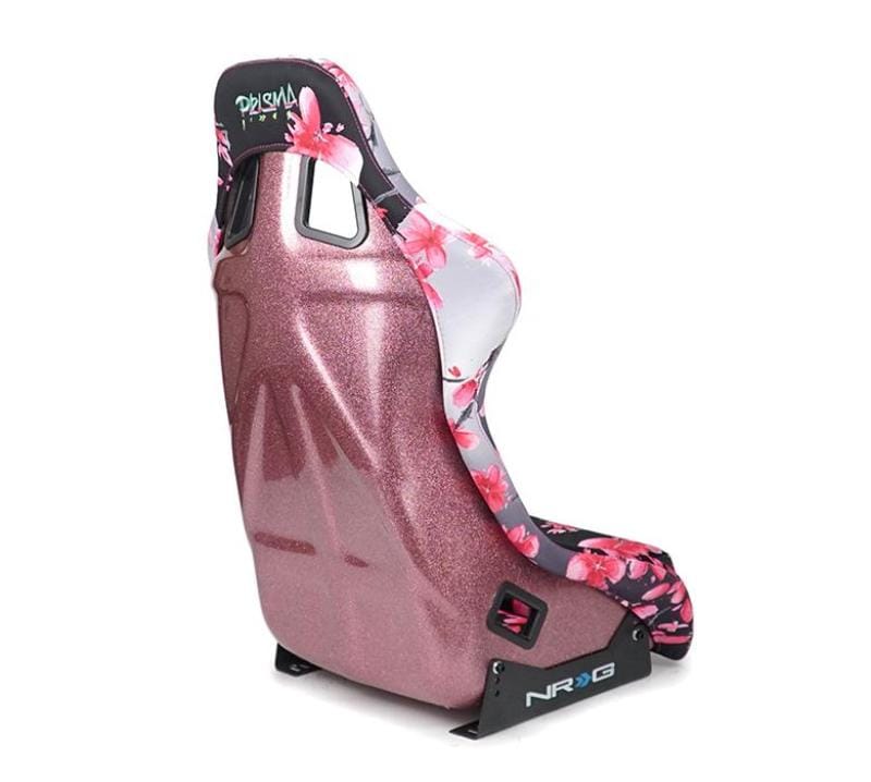 NRG — NRG FRP Bucket Seat PRISMA Japanese Cherry Blossom Edition W/ Pink Pearlized Back - Medium