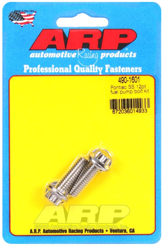 ARP — ARP Pontiac SS 12pt Fuel Pump Bolt Kit
