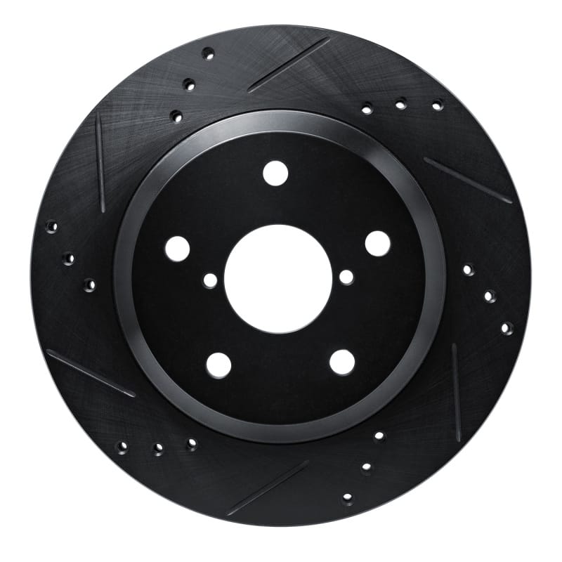 R1 Concepts — R1 -25 Subaru Crosstrek Rear Left Drilled & Slotted Black Brake Rotor
R1 Brake Rotor Drill