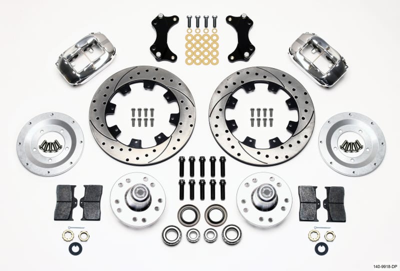 Wilwood — Wilwood Forged Dynalite Front Kit 12.19in Drilled-Polished WWE ProSpindle
BRAKE KIT