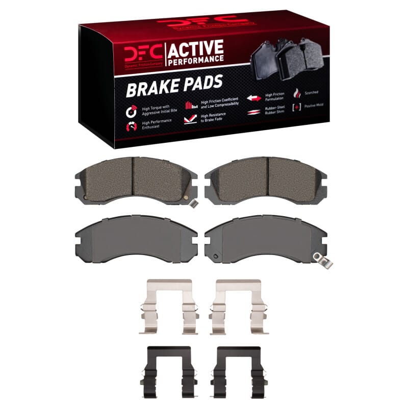 DFC — DFC 90-22 Dodge Stealth Front Active Performance Pads and Hardware Kit
DFC Brake Pad Set