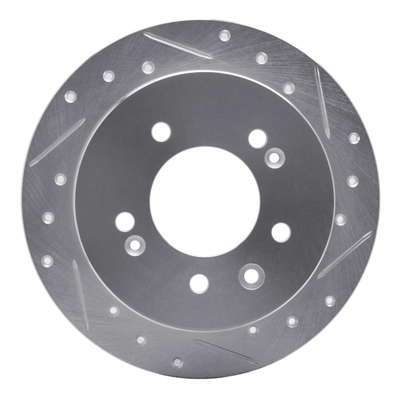 R1 Concepts — R1 07-10 Hyundai Elantra Rear Right Drilled & Slotted Silver Brake Rotor
R1 Brake Rotor Drill
