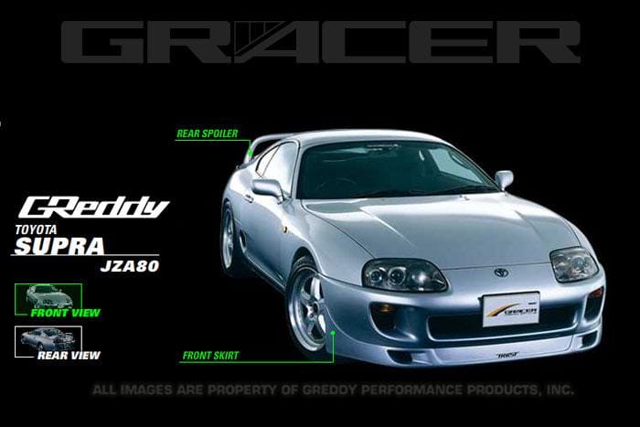 GReddy — GReddy 93-97 Toyota Supra FRP Front Lip Spoiler ** Must ask/call to order**