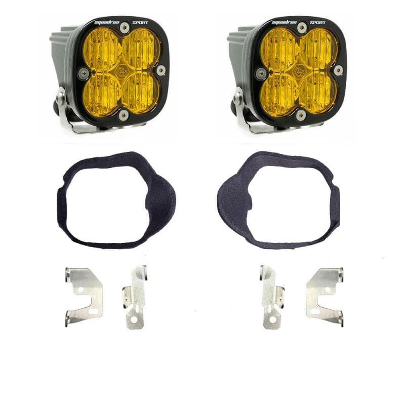Baja Designs — Baja Designs 14-18 Mercedes Sprinter Van Squadron Sport Fog Pocket Light Kit - Baja Amber