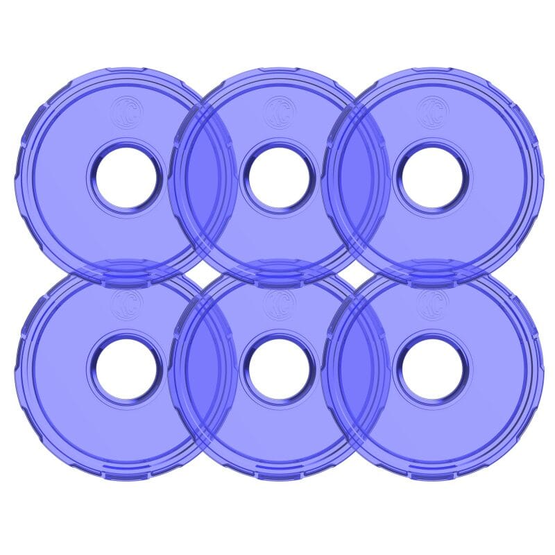 KC HiLiTES — KC HiLiTES Cyclone V2 LED - Replacement Lens - Blue - 6-PK
