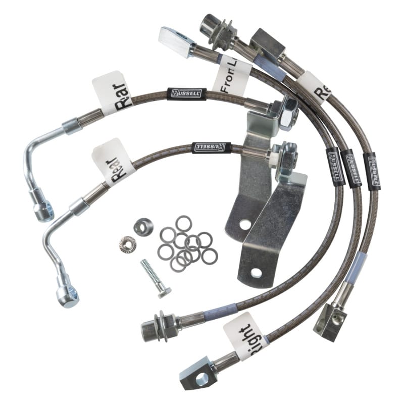 Russell — Russell Performance 94-95 Ford Mustang Cobra - Complete 5-Line Kit Brake Line Kit
Brake Hose Kit