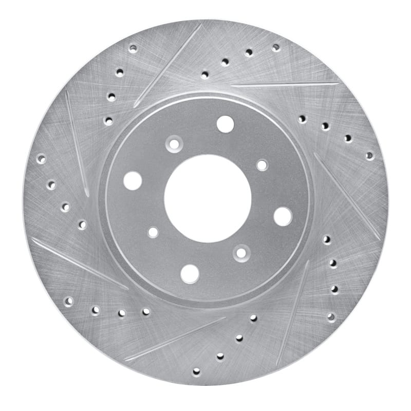 R1 Concepts — R1 92-96 Honda Prelude Front Left Drilled & Slotted Silver Brake Rotor
R1 Brake Rotor Drill