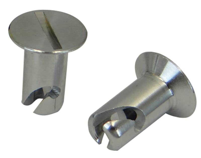 Moroso — Moroso Quick Fastener - Flush Head - 5/16in x .500in - Aluminum - 10 Pack