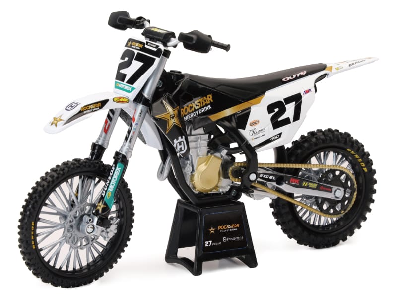 New Ray Toys — New Ray Toys Husqvarna Rockstar FC450 Team (Malcolm Stewart #27)/ Scale - 1:12