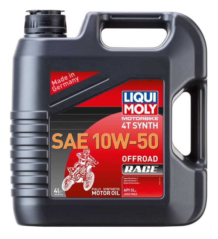 LIQUI MOLY — LIQUI MOLY 4L Motorbike 4T Synth SAE 10W50 Offroad Race