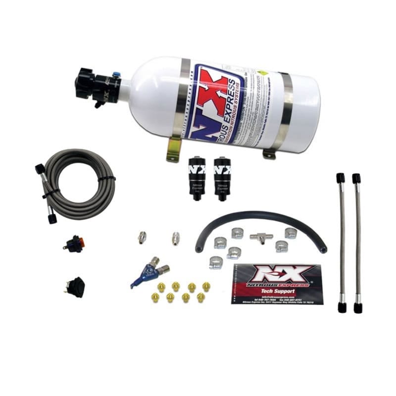 Nitrous Express — Nitrous Express Hitman EFI Single Nozzle Piranha Nitrous Kit (35-75HP) w/10lb Bottle
Injection System Kit
N2OSys