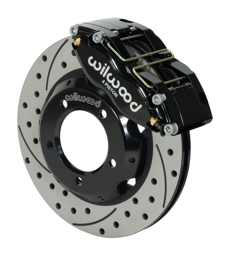 Wilwood — Wilwood Dynapro Radial Front Kit 11in Drilled & Slotted Black 61-67 Jaguar XKE w/ Lines
BRAKE KIT