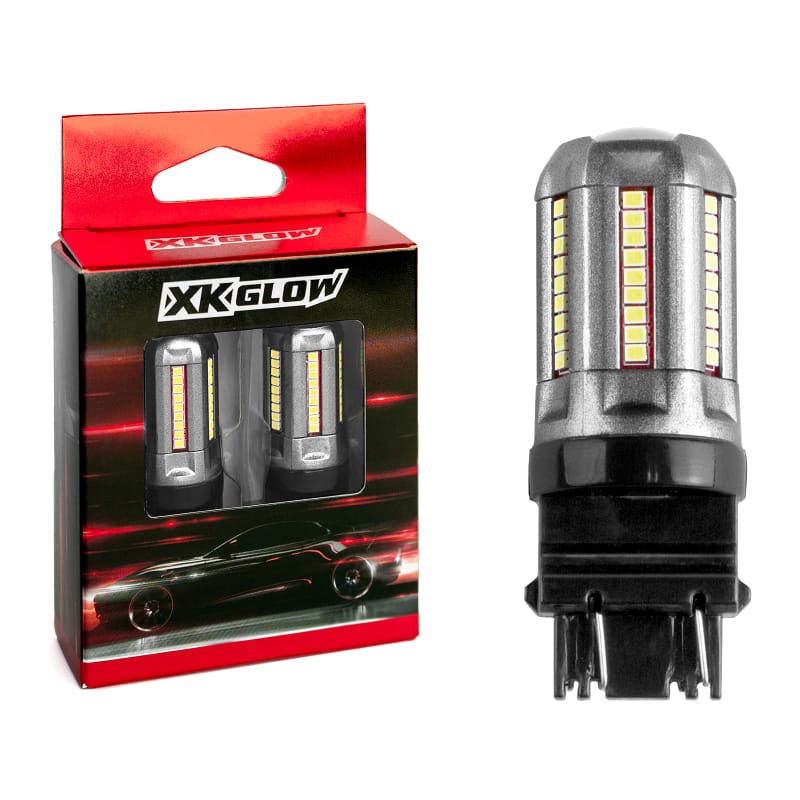 XKGLOW — XK Glow 2pc White 3157 Auto Bulb