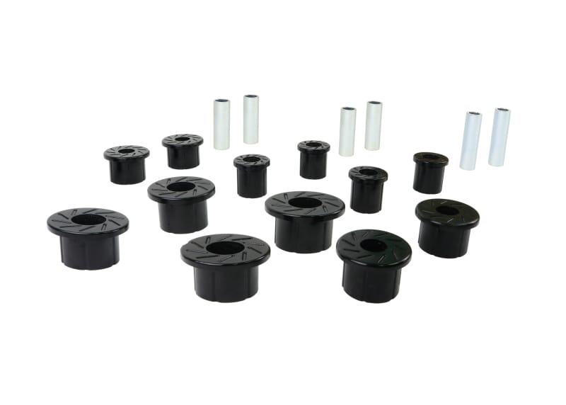 Whiteline — Whiteline 2003-2009 Dodge Ram 2500 Spring - Eye Front/Rear And Shackle Bushing
Bushing Kit