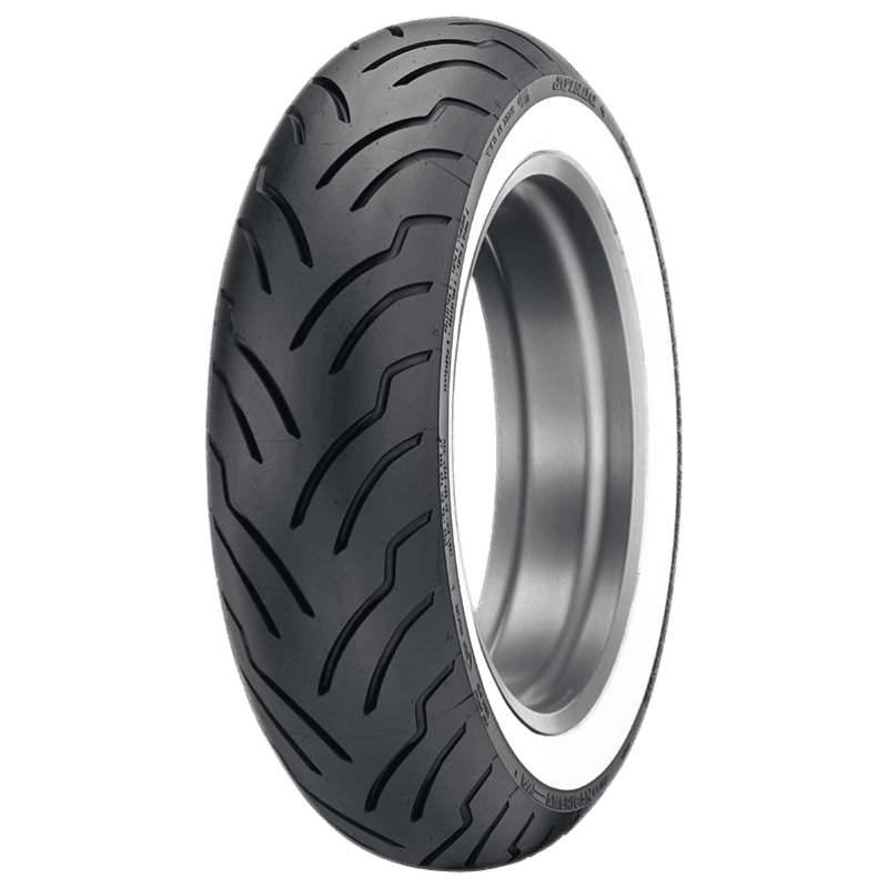 Dunlop — Dunlop American Elite Bias Rear Tire - MU85B16 M/C 77H TL - Wide Whitewall