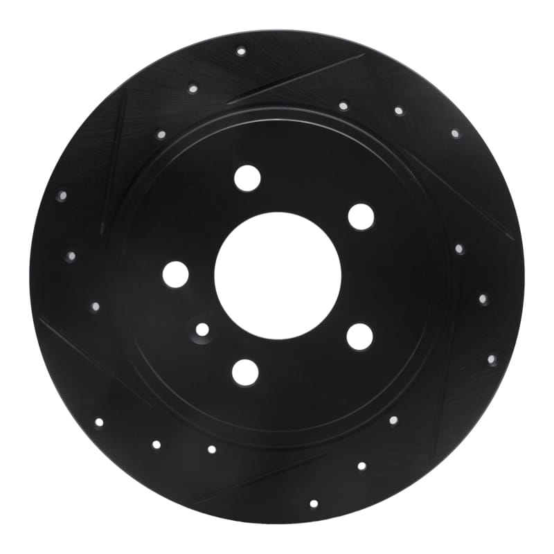 R1 Concepts — R1 06-11 Buick Lucerne Rear Left Drilled & Slotted Black Brake Rotor
R1 Brake Rotor Drill