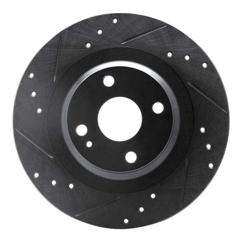 R1 Concepts — R1 2016-2025 Fiat 124 Spider Rear Left Drilled & Slotted Black Brake Rotor
R1 Brake Rotor Drill