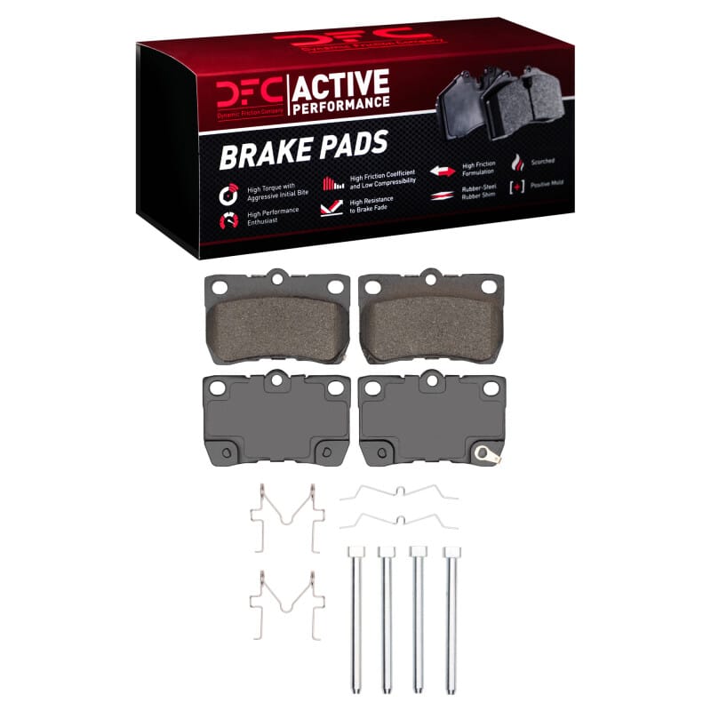 DFC — DFC 06-13 Lexus IS250 Rear Active Performance Pads and Hardware Kit
DFC Brake Pad Set