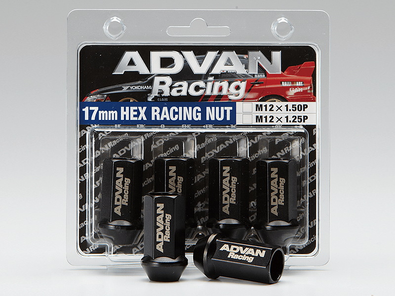 Advan — Advan Lug Nut 12X1.25 (Black) - 4 Pack