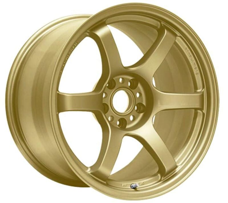 Gram Lights — Gram Lights 57DR 18x9.5 +38 5x114.3 E8 Gold Wheel (Min Order Qty 20)